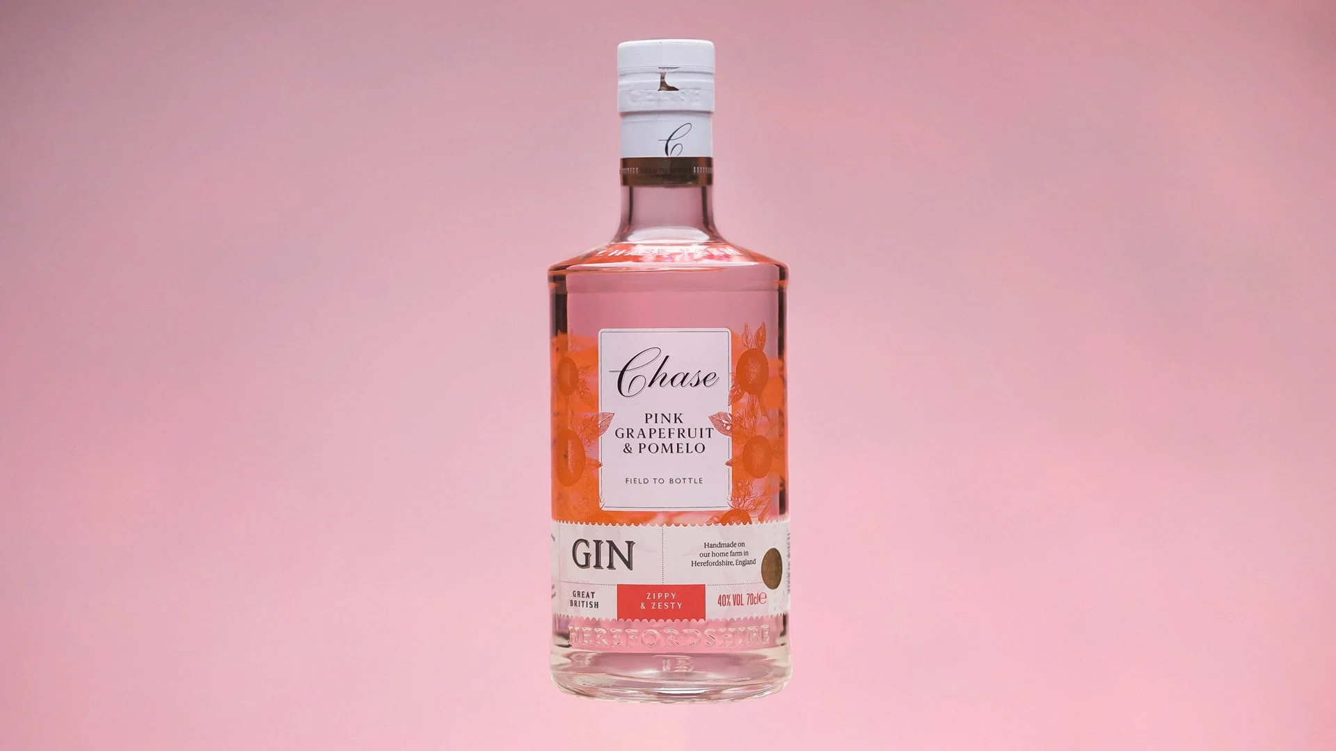 Chase Pink Grapefruit Gin - Premium craft spirits showcase