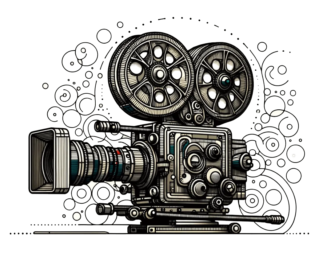 An illustration of a camera, used as a featured image for Media Hog's Video Production Price Guide
